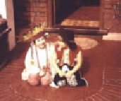  a cowboy and indian at play